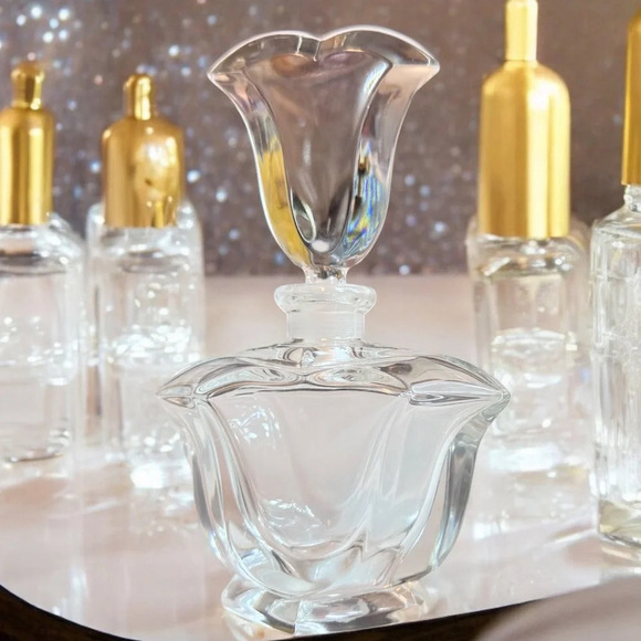 Bavarian Crystal Perfume Bottle - Picture 1 of 13